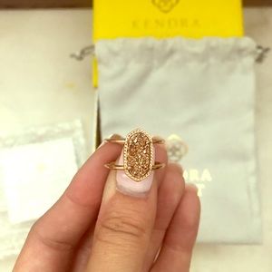 rose gold Kendra Scott ring